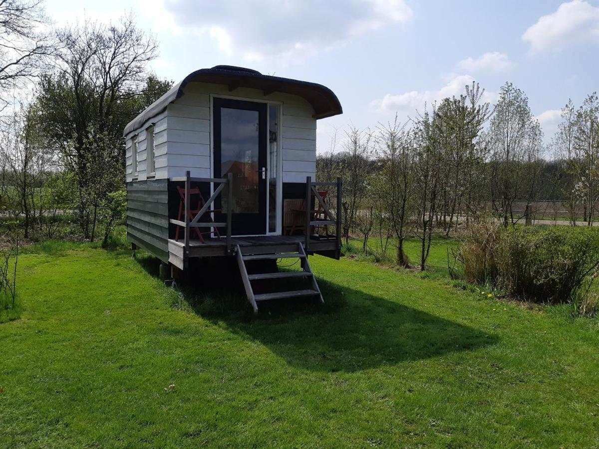 B&B Pipowagen "Het Wellnesst" Op Wellness Camping En B&B Stoltenborg Meddo Luaran gambar