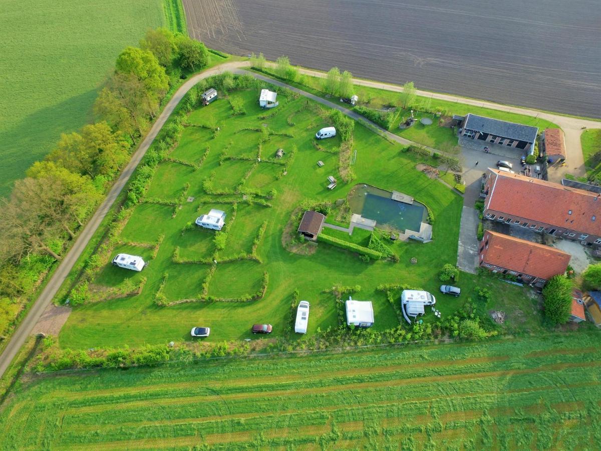 B&B Pipowagen "Het Wellnesst" Op Wellness Camping En B&B Stoltenborg Meddo Luaran gambar