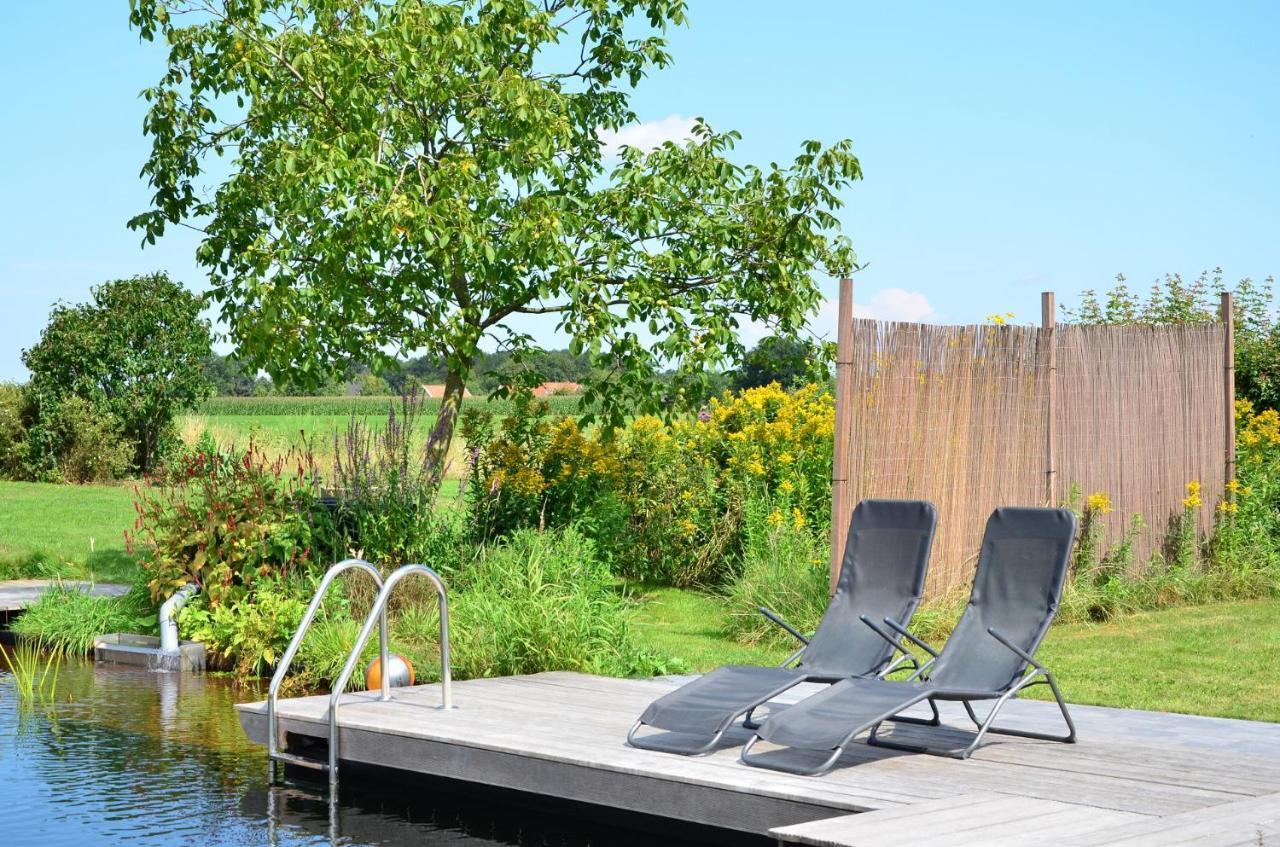 B&B Pipowagen "Het Wellnesst" Op Wellness Camping En B&B Stoltenborg Meddo Luaran gambar