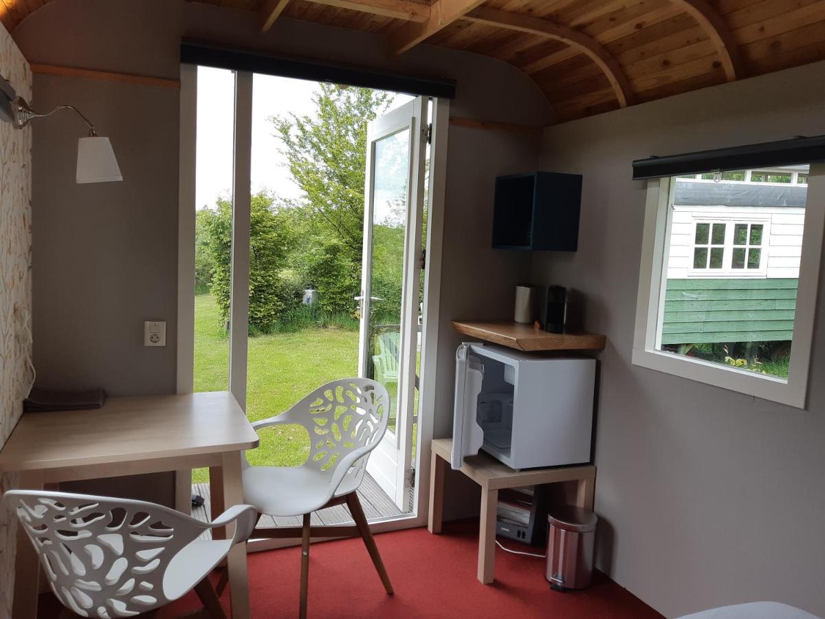 B&B Pipowagen "Het Wellnesst" Op Wellness Camping En B&B Stoltenborg Meddo Luaran gambar